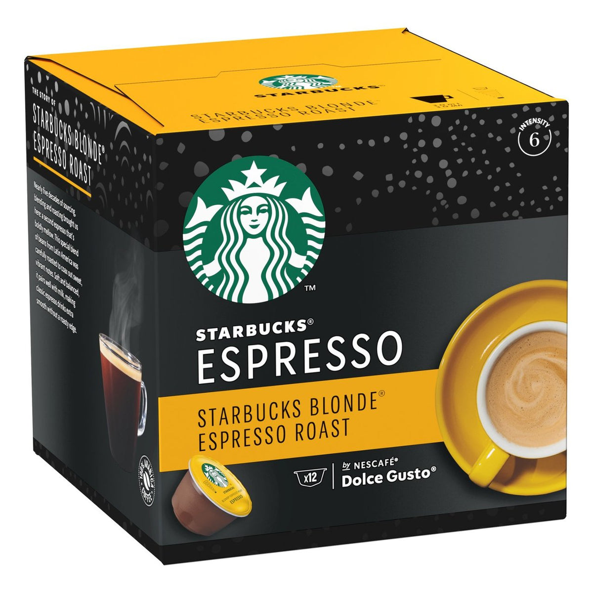 Starbucks Blond Espresso Roast Dolce Gusto (12 Capsule Pack