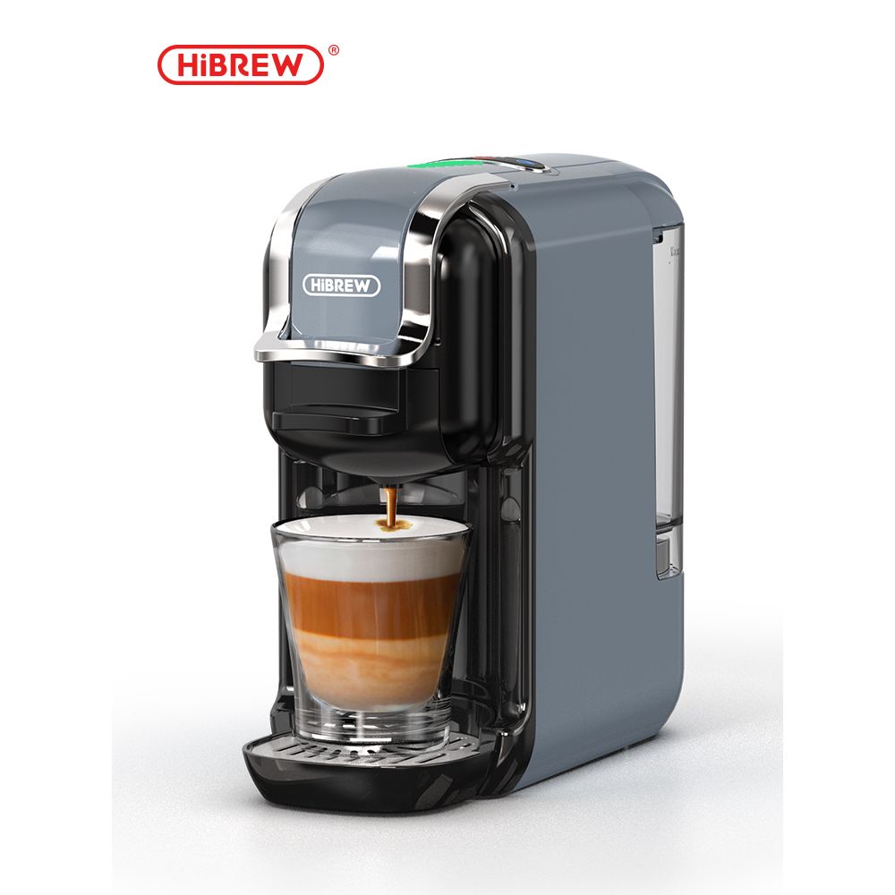 HiBREW H2B 5 in 1 Multi-Capsule Coffee Machine - Grey