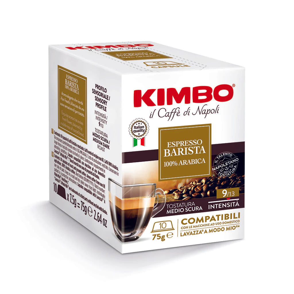 Kimbo Espresso Barista - Lavazza A Modo Mio compatible (10 Capsule Pack)