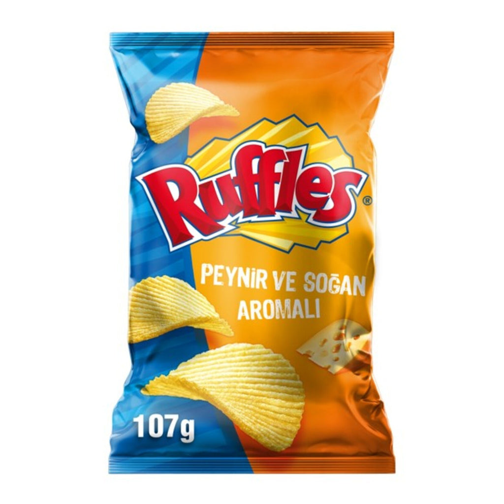 Ruffles Cheese and Onion Potato Chips -107g