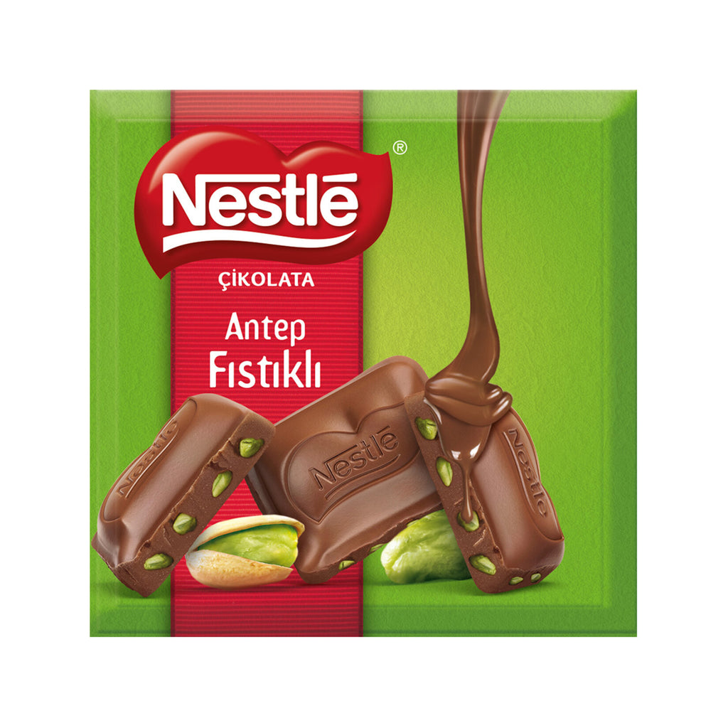 Nestle Milk Square Chocolate with Pistachio- 60g