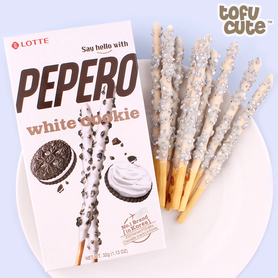 LOTTE Pepero White Cookie Biscuit Sticks - 32g
