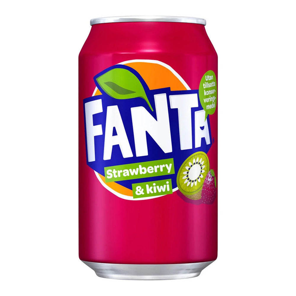 Fanta Strawberry & Kiwi Soda - 330ml