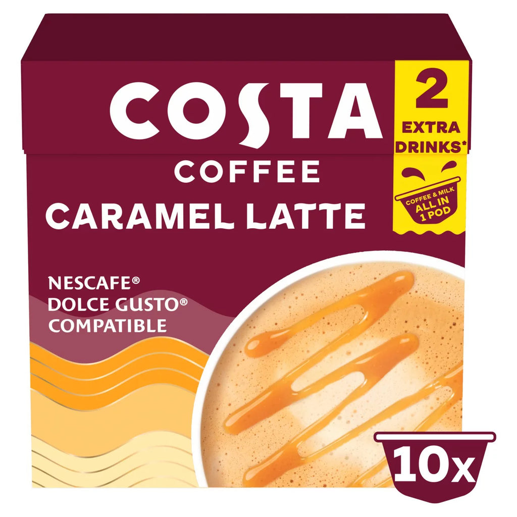 Costa Signature Blend Caramel Latte - Dolce Gusto - 12 Drinks