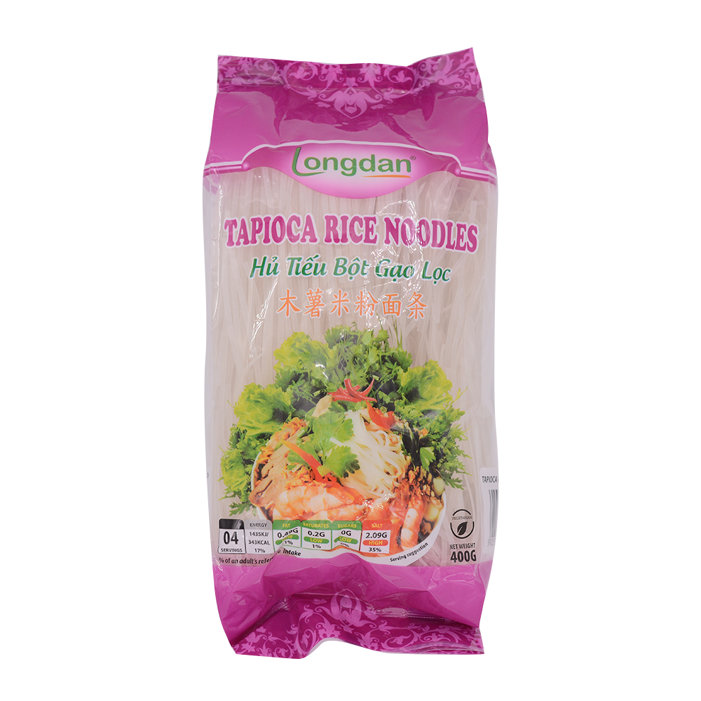 Longdan Tapioca Rice Noodle 400g