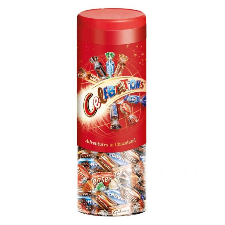 Celebrations Tall Chocolate Jar - 810g