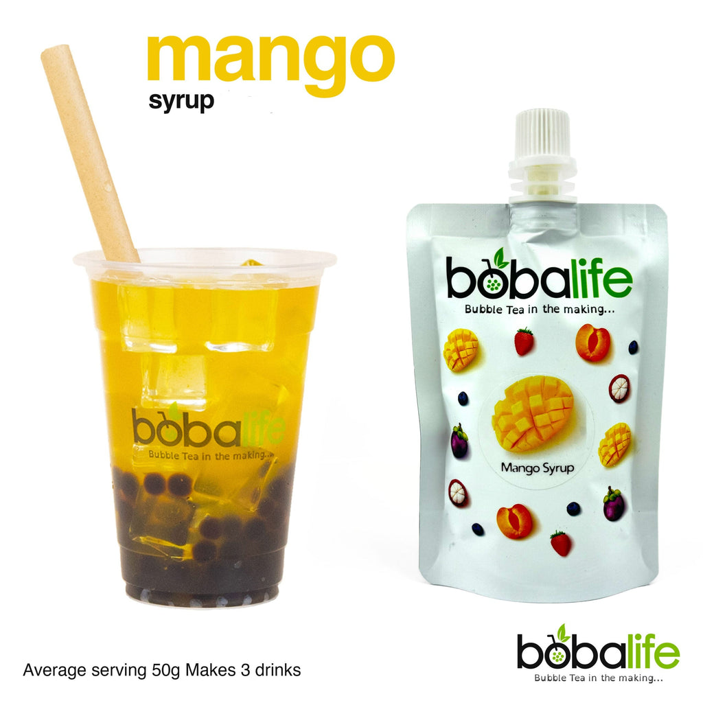 Bobalife Bubble Tea, Fruit Flavoured Syrups, Mango - 300g