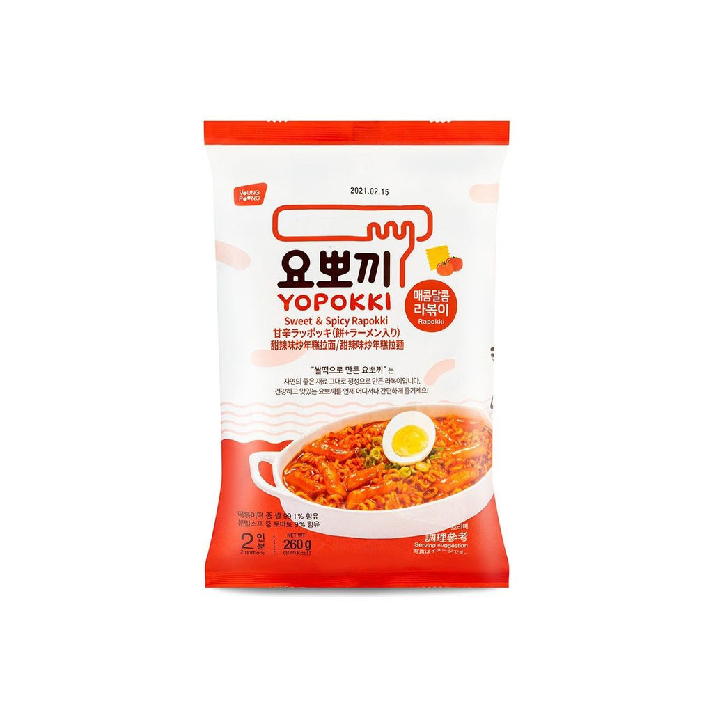 Yopokki Korean Sweet & Spicy Rapokki - 260g