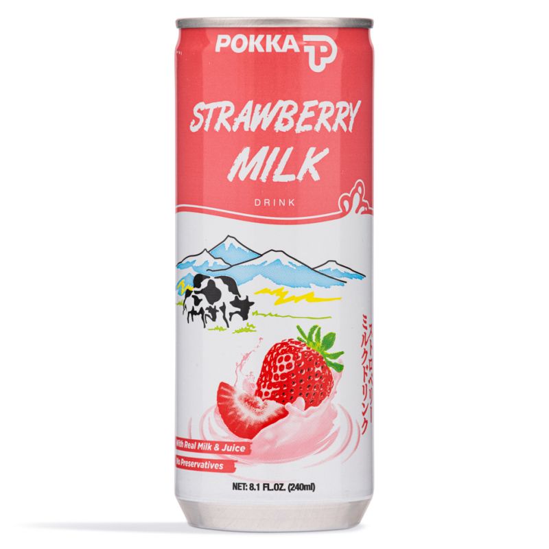 Pokka Strawberry Flavour Milk Drink - 240ml
