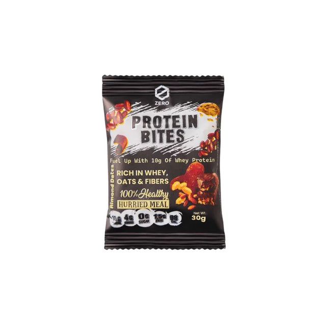 Zero Almond Dates Protein Bites 10g Protein - 30g
