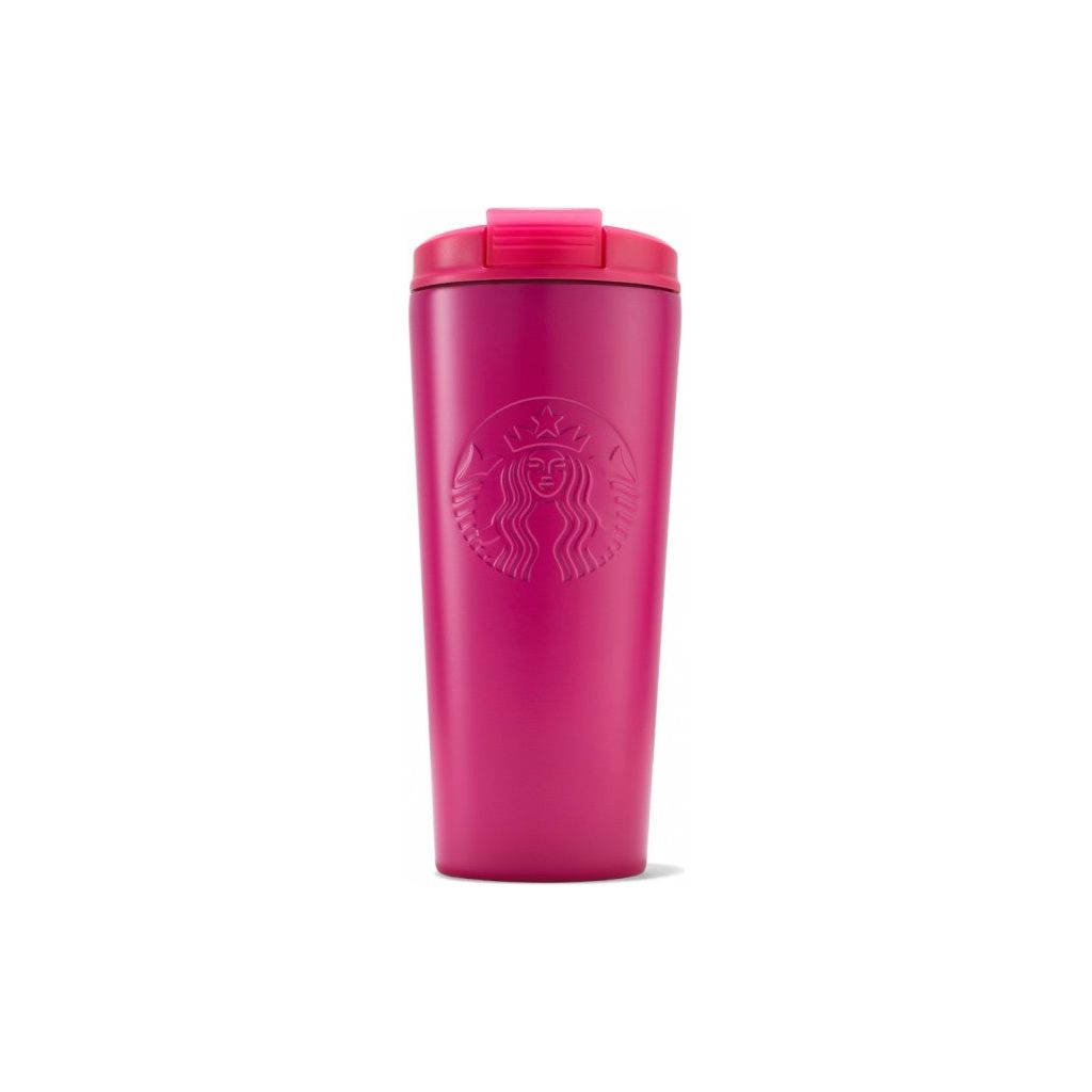 Starbucks Thermal Mug - SS Pop-up Straw, Pink - 450ml