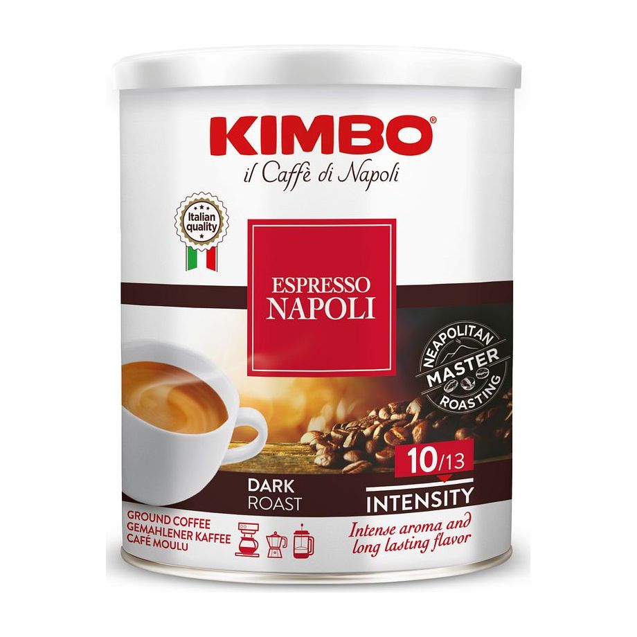 Kimbo Coffee Napoletano , Ground Coffee Tin (250g)