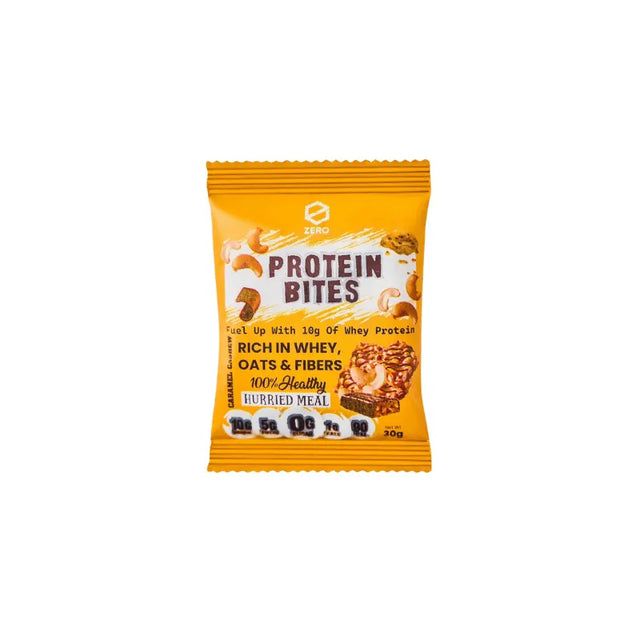 Zero Caramel Cashew Protein Bites 10g Protein - 30g