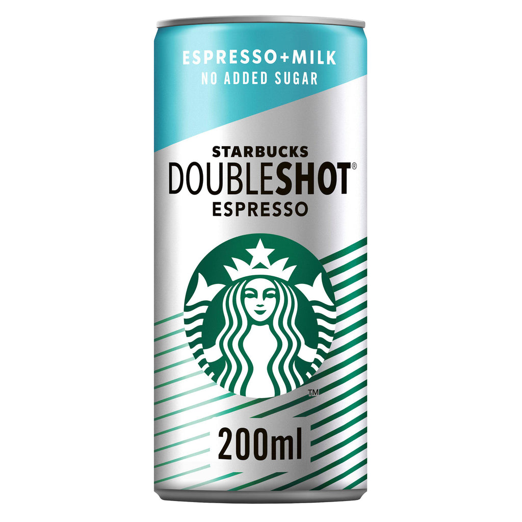 Starbucks Doubleshot Espresso Milk Coffee Drink (No Added Sugar) - 200ml