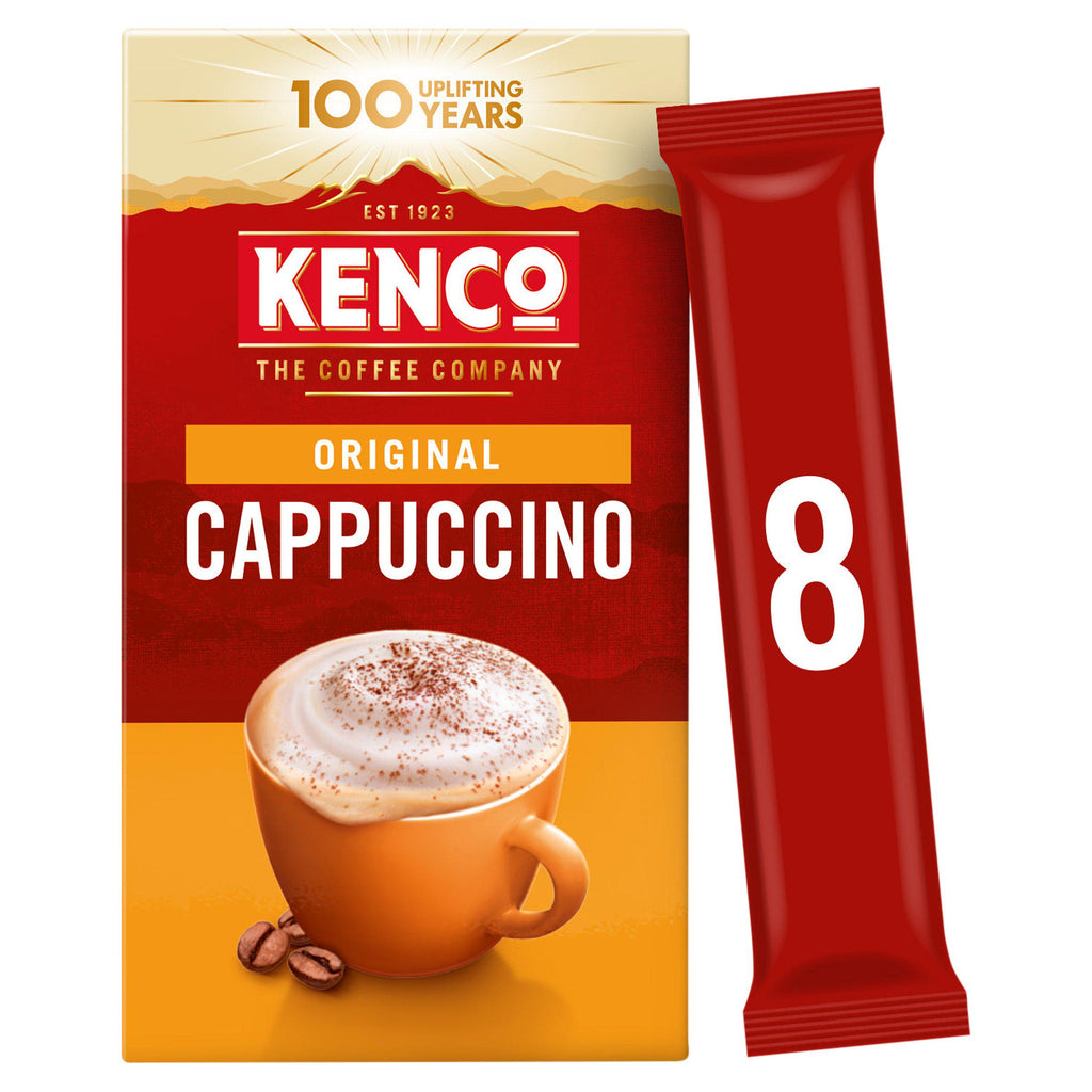 Kenco Cappuccino Instant Coffee - 8 Sachets