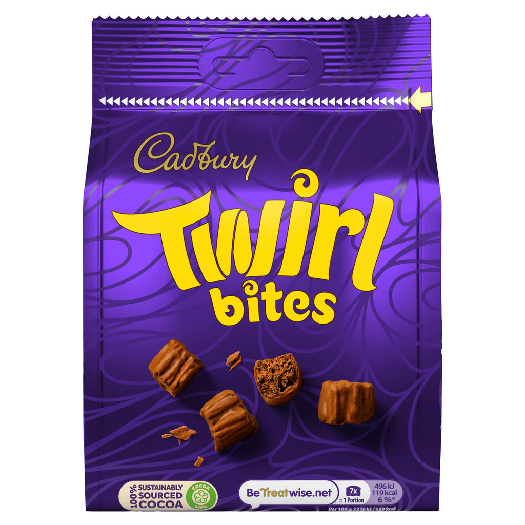 Cadbury Twirl Bites Chocolate Bag - 95g