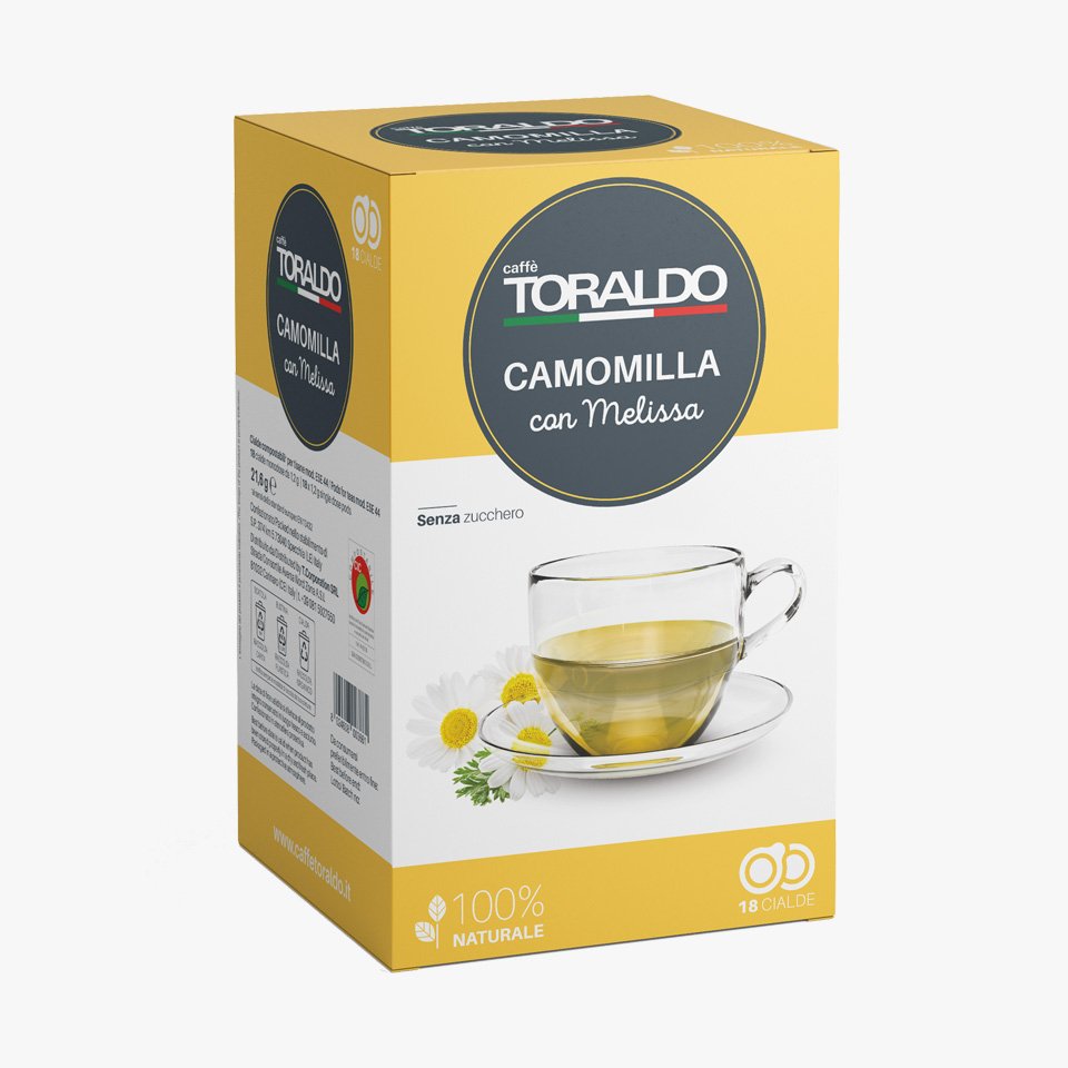 Toraldo Chamomile with Melissa ESE Cialde Pods - 18 Pack