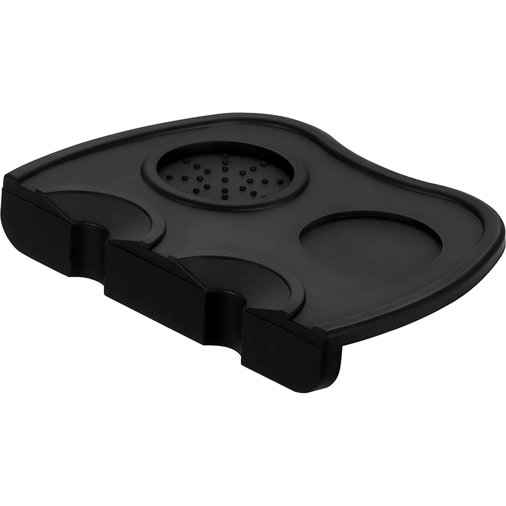 Silicone Coffee Tamper Mat,Black, Double