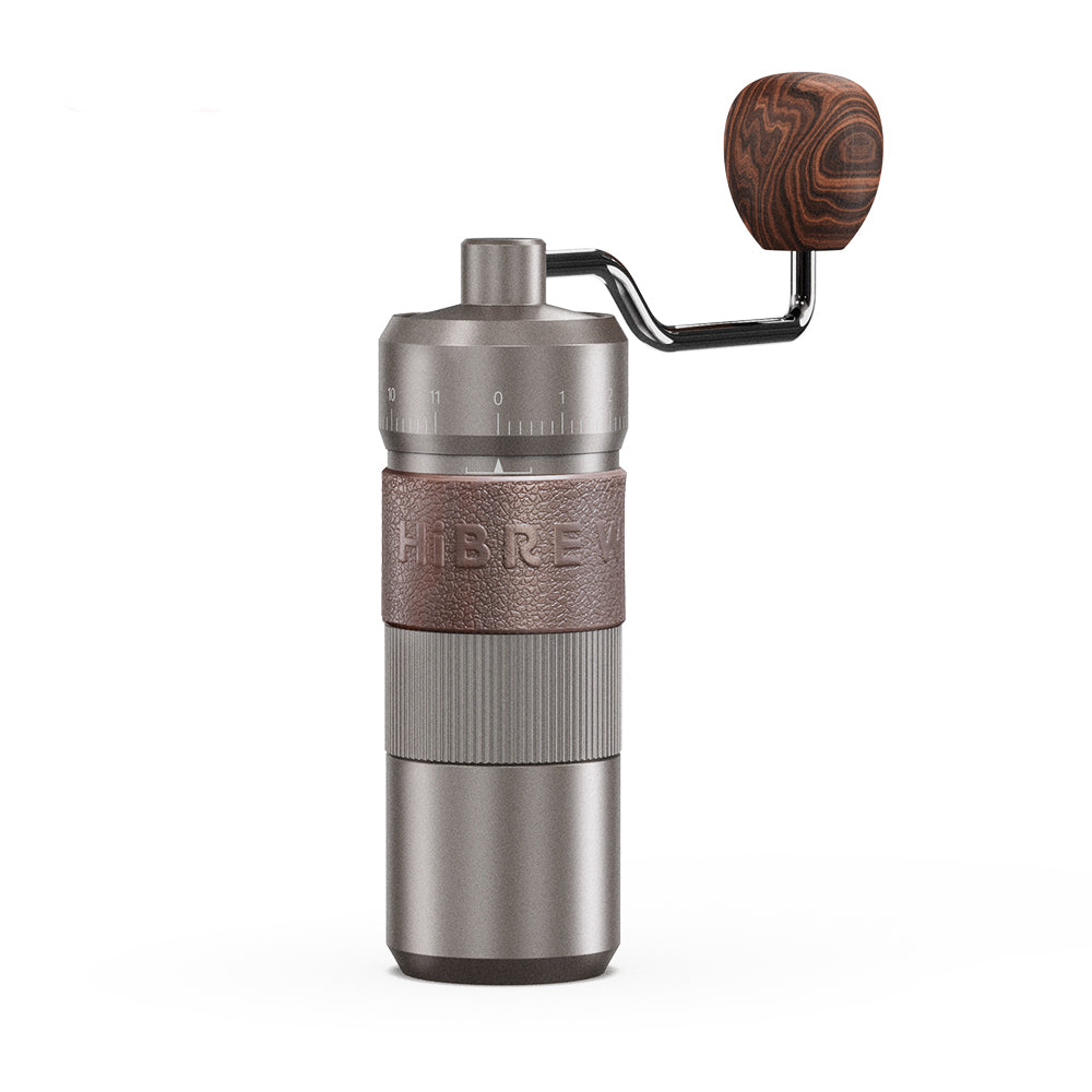 HiBREW G4B- Conical Burr Handheld Grinder with external Adjustment