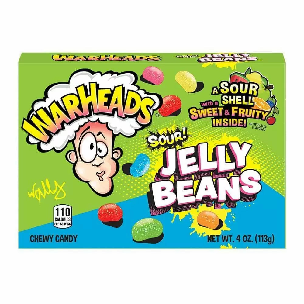 Warheads Sour Jelly Beans Theatre Box - 113g