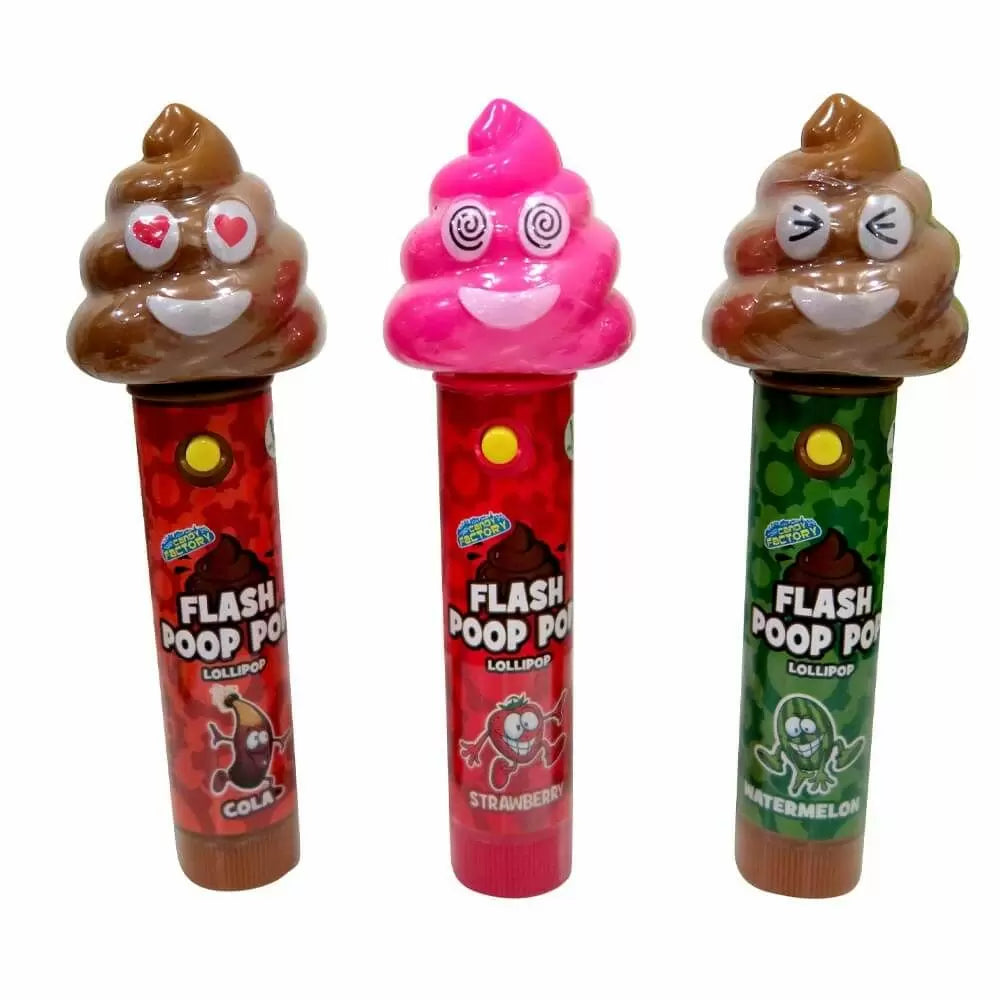 Crazy Candy Factory Flash Poop Pops - 11g