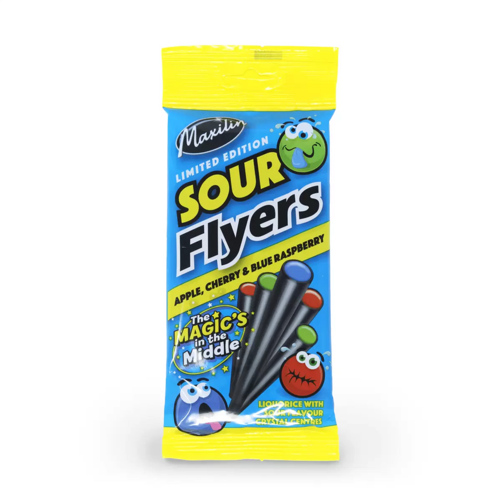 Maxilin Sour Liquorice Flyers - 75g