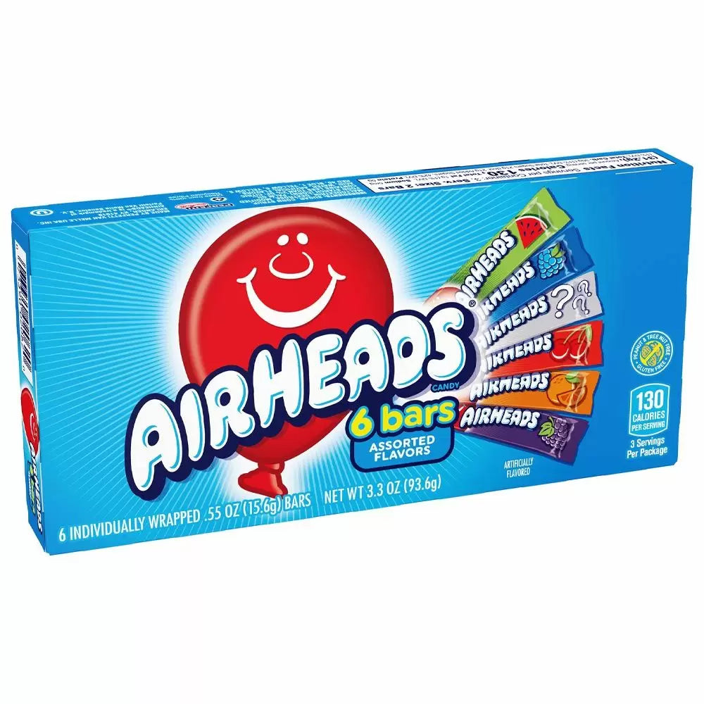 Airheads 6 Bars Theatre Box - 94g