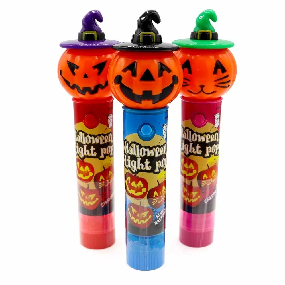 Crazy Candy Factory Halloween Pumpkin Light Pop - 11g