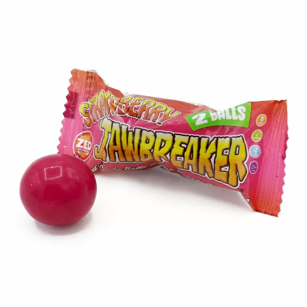ZED Candy Strawberry Jawbreaker 2 Ball
