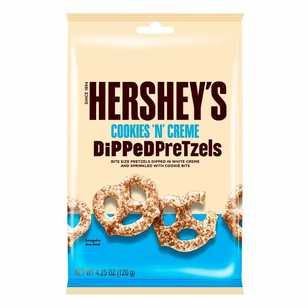 Hershey's Cookies 'N' Creme Dipped Pretzels - 120g