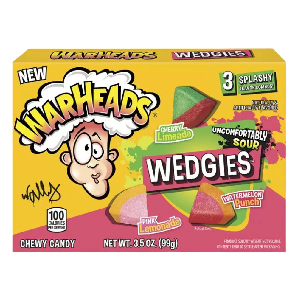 Warheads Wedgies Theatre Box - 99g