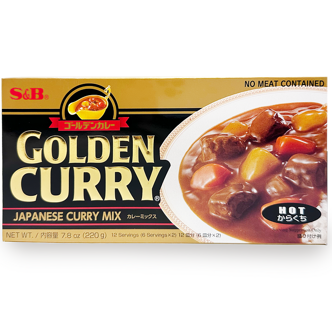 Golden Curry Spicy Japanese Curry Mix Paste - 220g