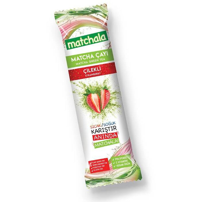 Matchala Matcha Tea with Strawberry - 1 sachet (9gr)
