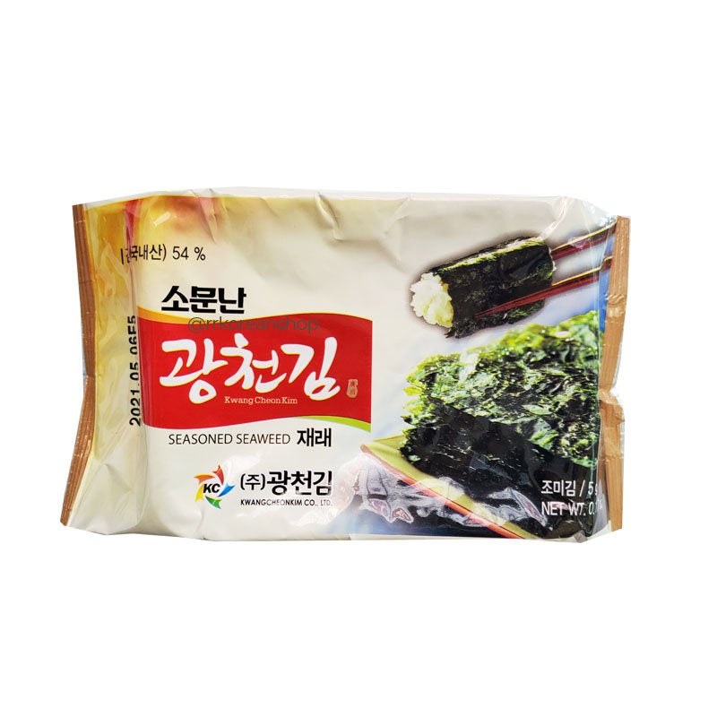 Kwang Cheon Kim Seasoned Seaweed Jaerae-5g