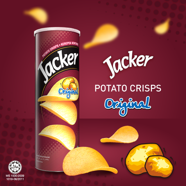 Jacker Potato Crisp With Original Flavor-150g