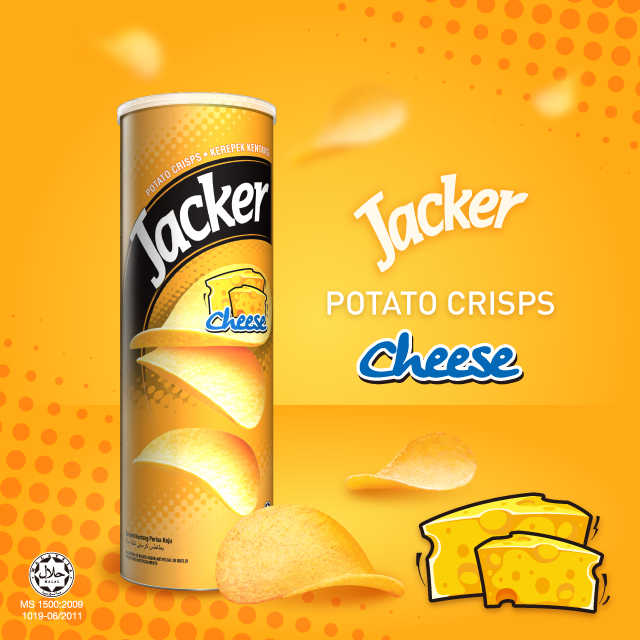 Jacker Potato Crisp with Chees Flavor -150g