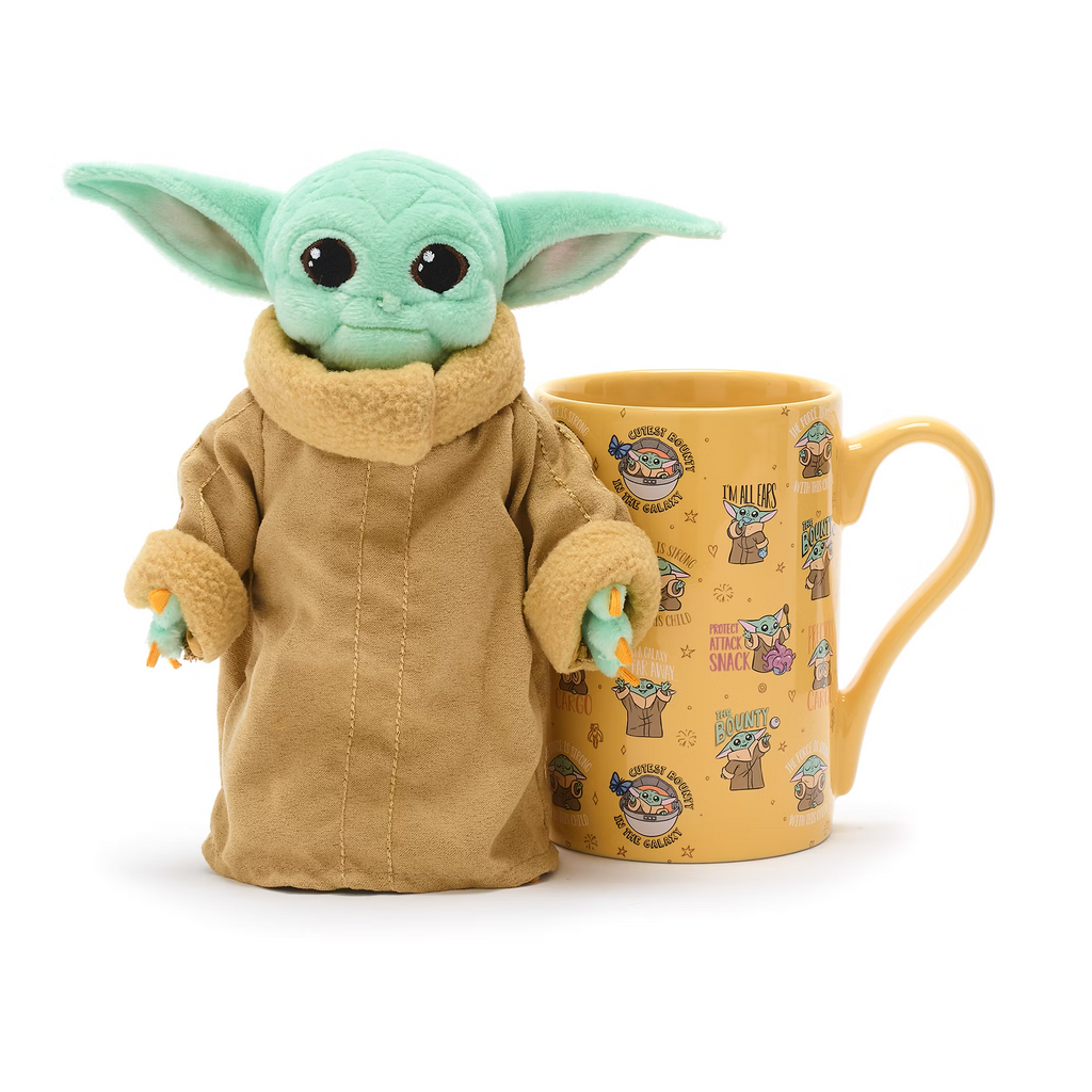 Disney Grogu Mug and Mini Bean Bag Bundle, Star Wars: The Mandalorian