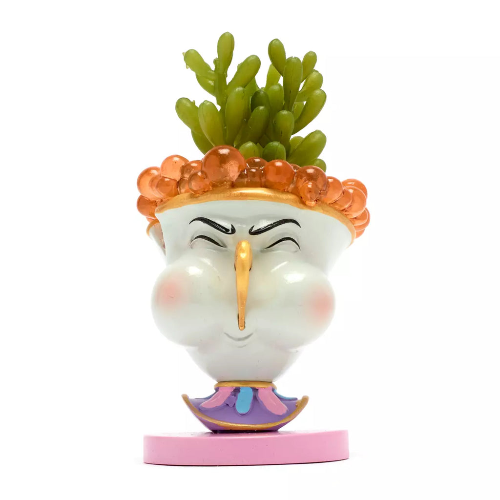 Disney Store Chip Artificial Potted Plant, Beauty and the Beast