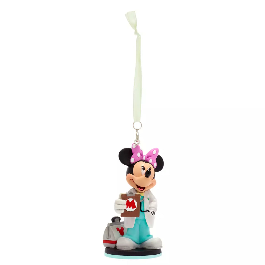 Disney Store Minnie Mouse Doctor Hanging Ornament