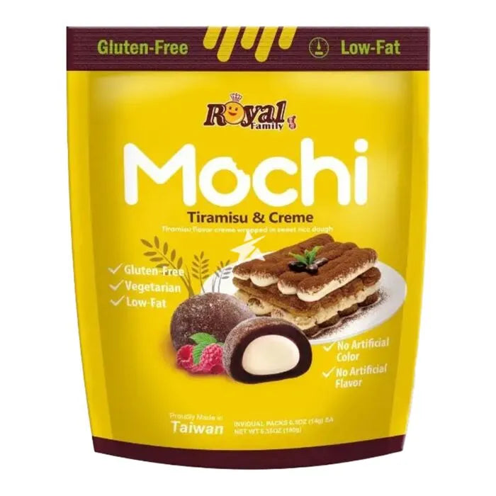 Royal Family Mochi Tiramisu & Creme Flavour - 180g