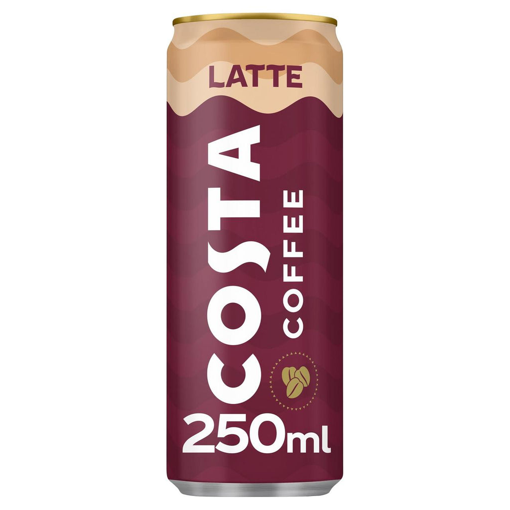Costa Coffee Latte, Coffee Drink - 250ml