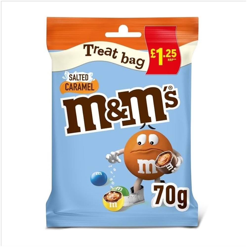 M&M's Salted Caramel & Milk Chocolate Bag - 70g