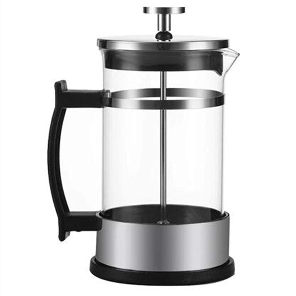 ELFP07 Stainless Steel & Glass French Press Coffee Maker - 350ml
