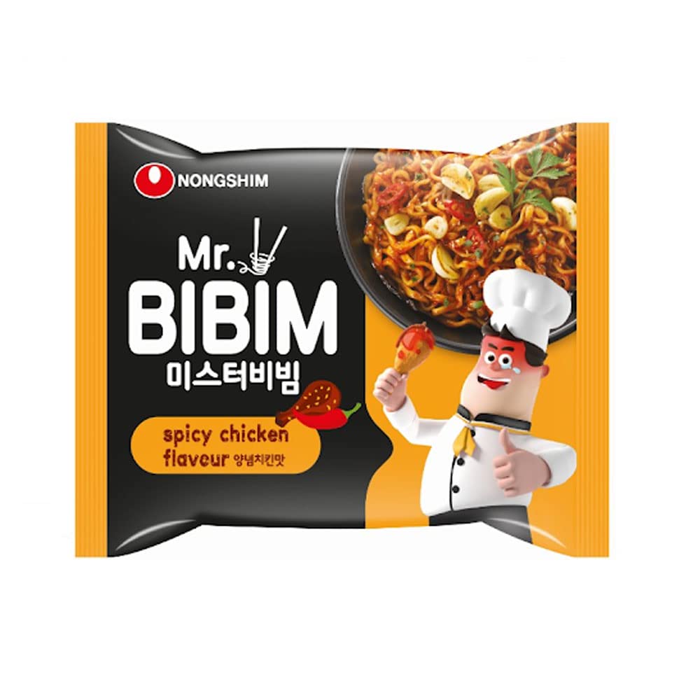 Nongshim Mr Bibim Spicy Chicken Flavor Korean Noodles 148 gm