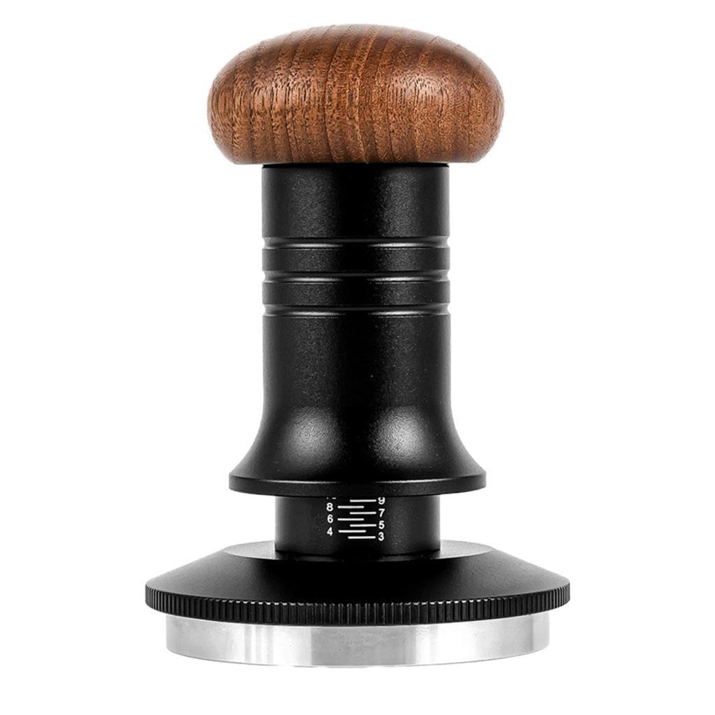 Adjustable Calibrated Coffee Tamper, with ripple base 51mm/58mm