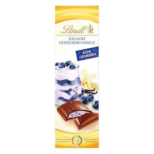 Lindt Chocolate Yoghurt Blueberry Vanilla Bar-100g