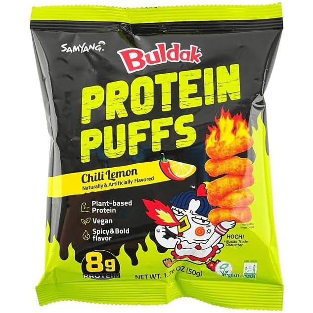 Samyang Buldak Protein Puffs Chili Lemon - 50g