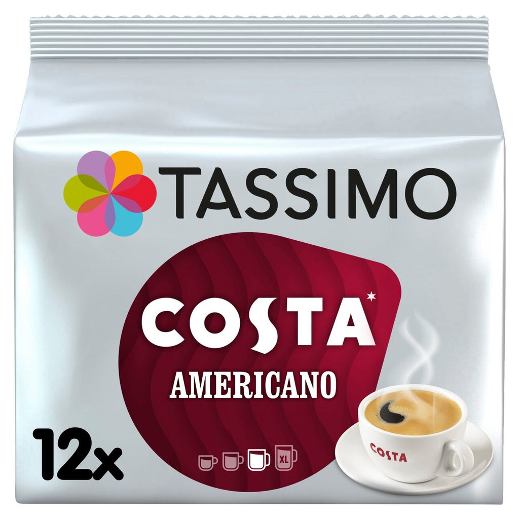 Tassimo Costa Americano Coffee - 12 Capsule Pack