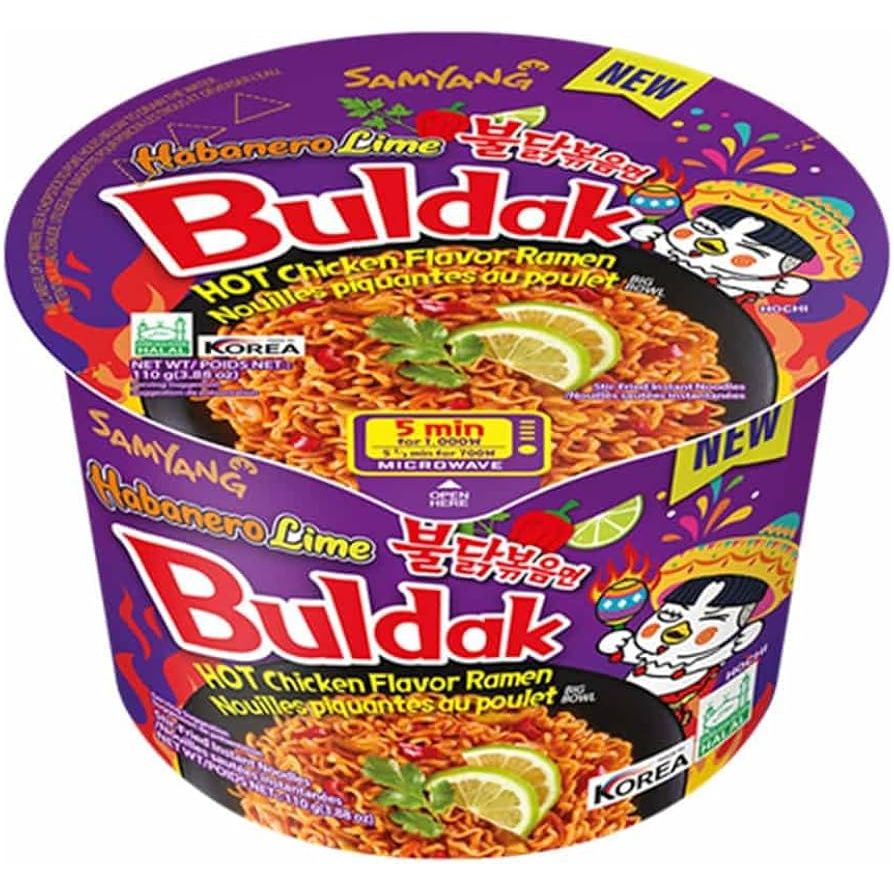 Samyang Buldak Ramen Habanero Lime Big Bowl - 105g