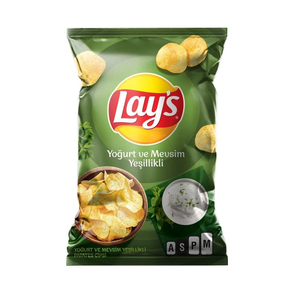 Lay's Yogurt and Seasonal Greens Potato Chips - 107 g